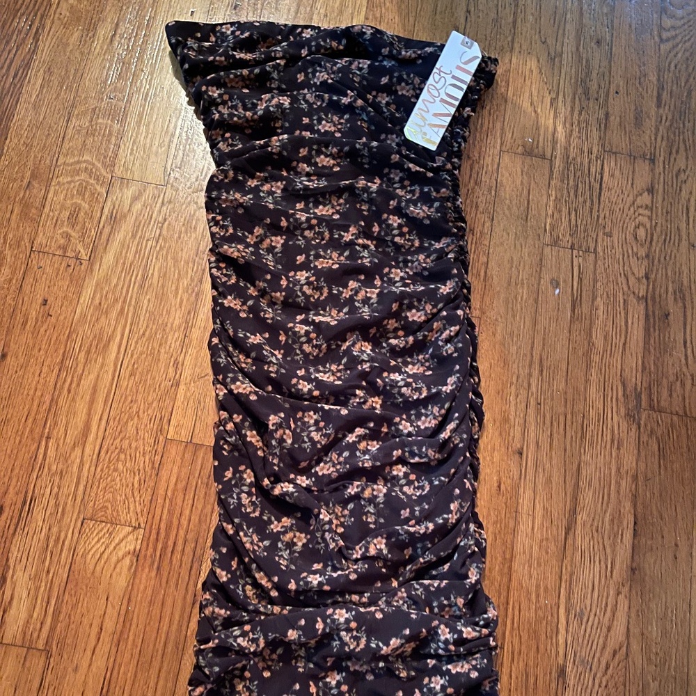 Ruched tube dress NWT